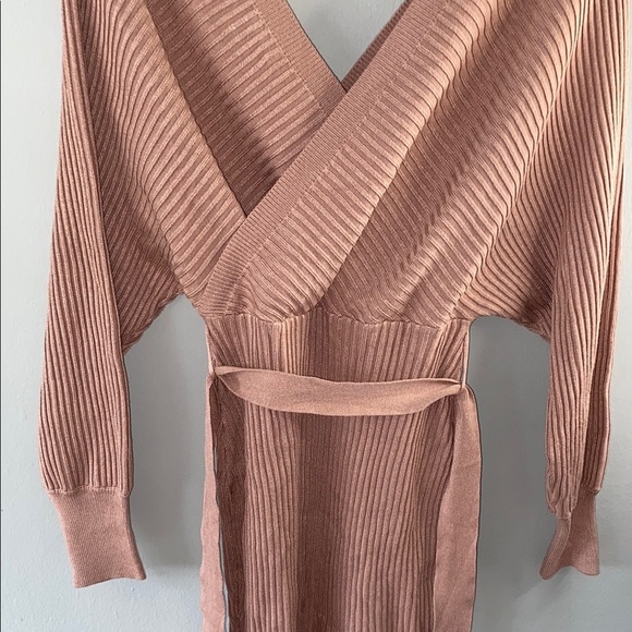 Love Tree Pink Buttoned Long Sleeve Dress - Picture 15 of 16